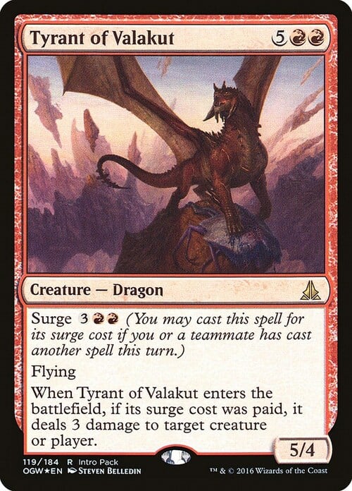 Tyrant of Valakut Card Front