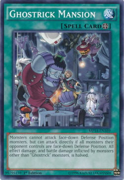 Ghostrick Mansion Card Front