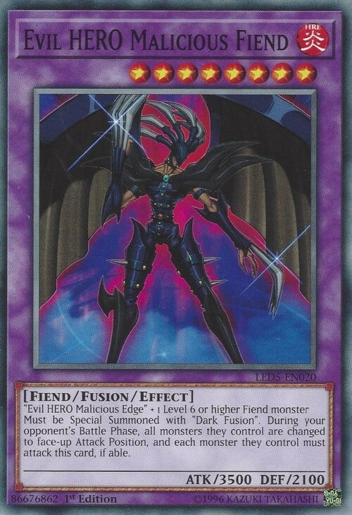 Demone Malicious EROE Malvagio Card Front