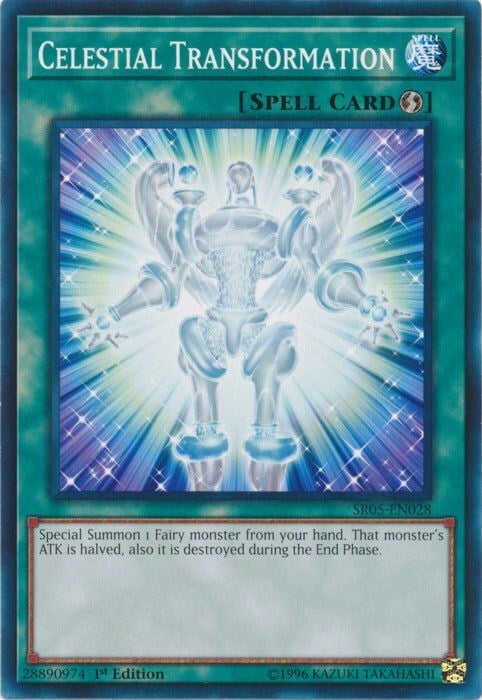 Celestial Transformation Card Front