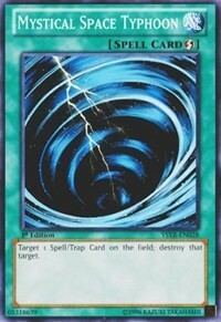 Mystical Space Typhoon Card Front
