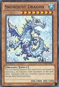 Dragón de Polvo de Nieve Frente