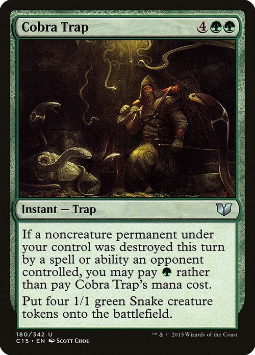 Trappola del Cobra Card Front