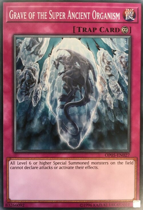 Grave of the Super Ancient Organism Card Front