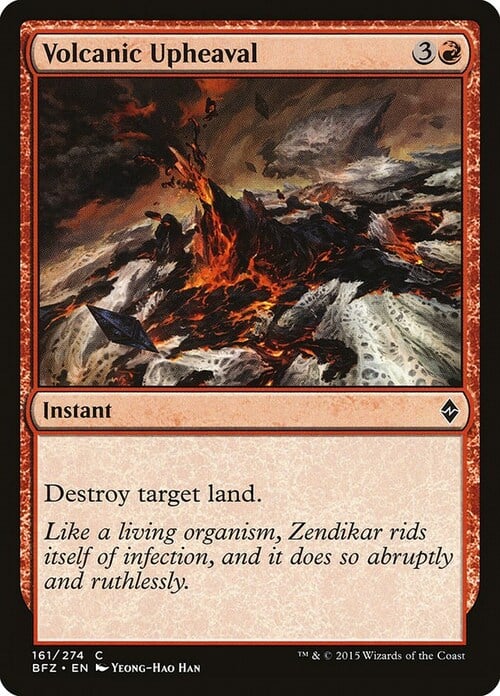 Volcanic Upheaval Card Front