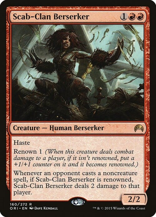 Berserker del Clan Scab Card Front